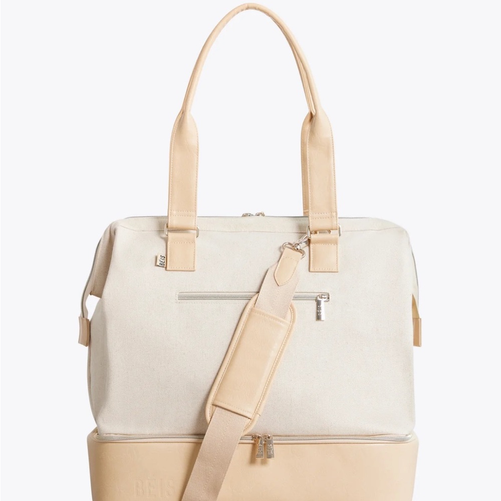 Beis Cream Mini Weekender